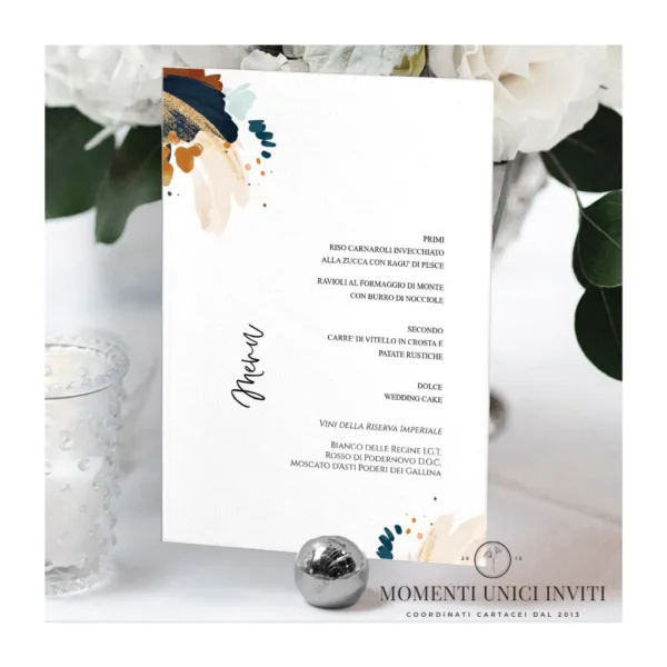 Astratta – menu 15x21 cm