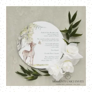 Bosco incantato – menu sottopiatto