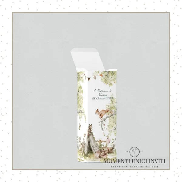 Bosco incantato – scatolina confetti