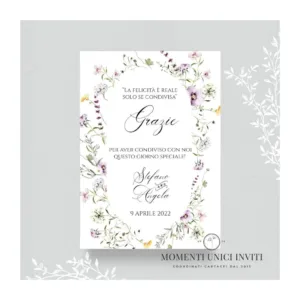 Cavaillon - card ringraziamento 13x18 cm