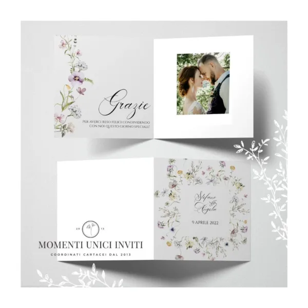 Cavaillon - card ringraziamento 14,5x14,5 cm