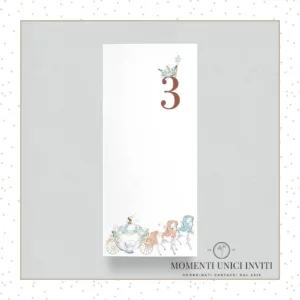 cards tableau cenerentola - momenti unici inviti