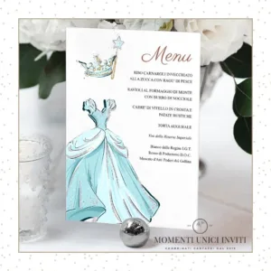 menu cenerentola - momenti unici inviti