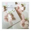 partecipazione elegante con fiore momenti unici inviti - chloe
