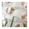partecipazione elegante con fiore momenti unici inviti - chloe