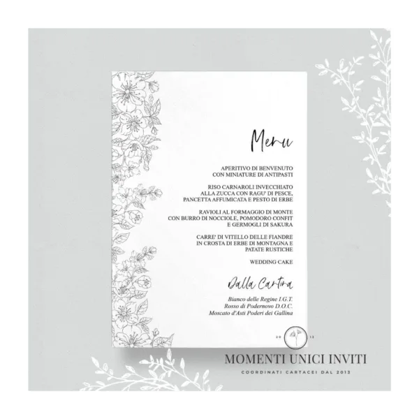 Ciliegio – menu 15x21 cm - immagine 2