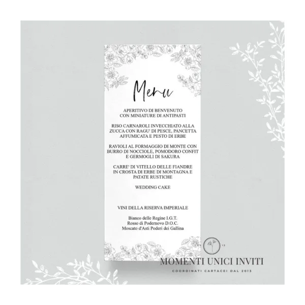 Ciliegio - menu 9x20