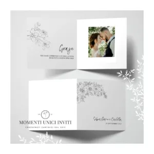 Ciliegio - card ringraziamento 14,5x14,5 cm