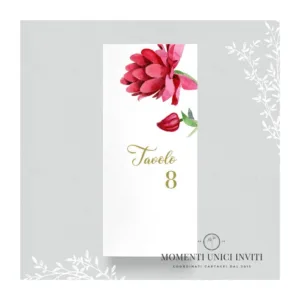 Coquelicot - card tableau 9x20 cm
