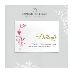 Coquelicot - info card / lista di nozze