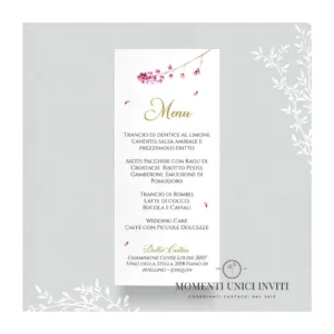 Coquelicot - menu 9x20