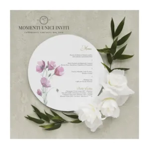 Coquelicot – menu sottopiatto