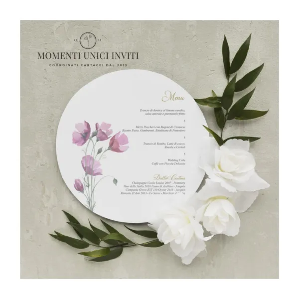 Coquelicot – menu sottopiatto