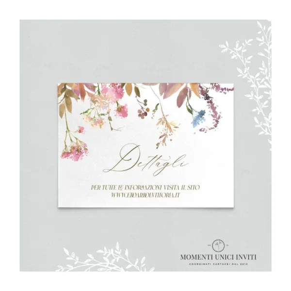 Daisy - info card / lista di nozze