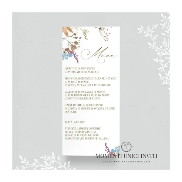 Daisy - menu 9x20
