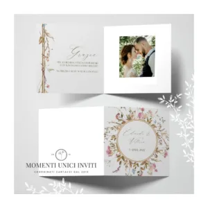 Daisy - card ringraziamento 14,5x14,5 cm