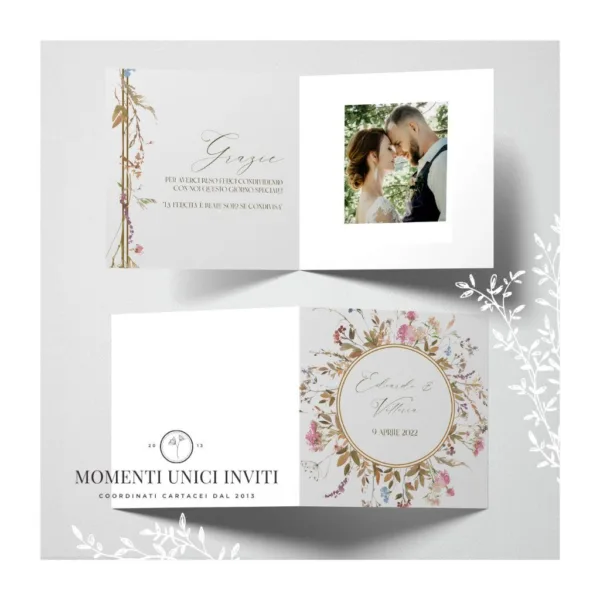 Daisy - card ringraziamento 14,5x14,5 cm