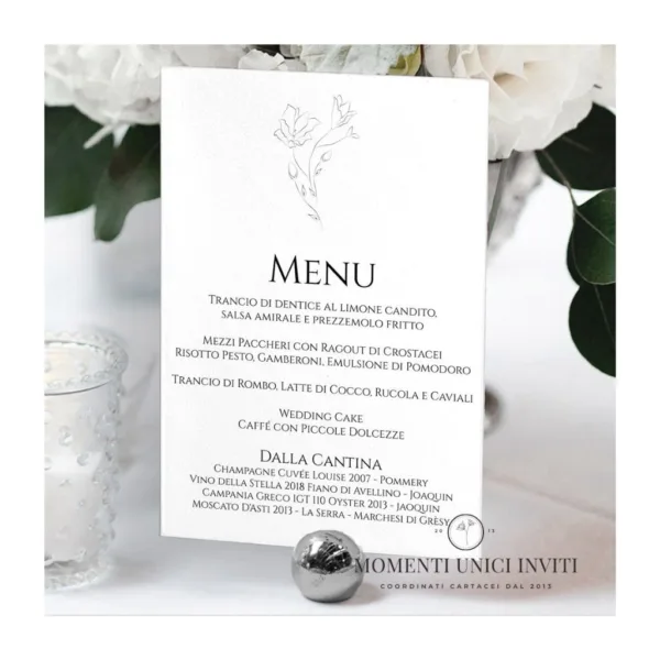 Diletta – menu 15x21 cm