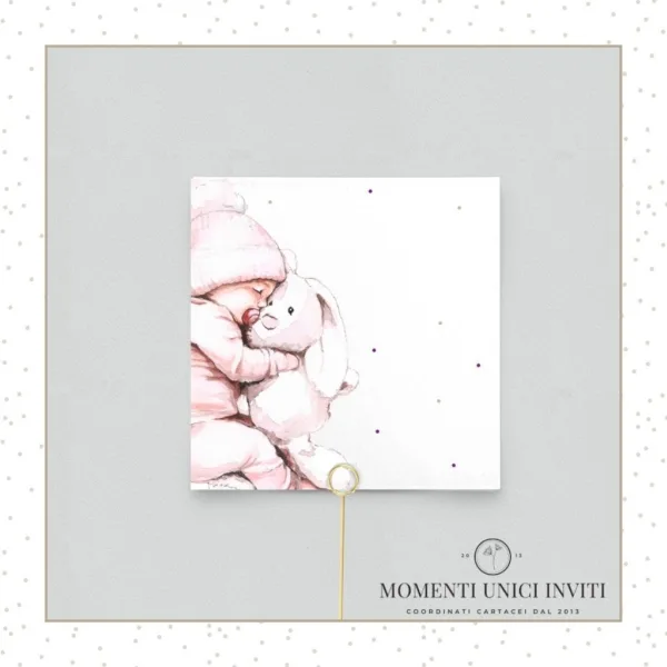 segnaposto dolci nanne bimba battesimo