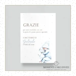 cards ringraziamento battesimo dolci nanne bimbo