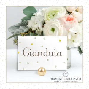 segna gusto confettata battesimo dou dou