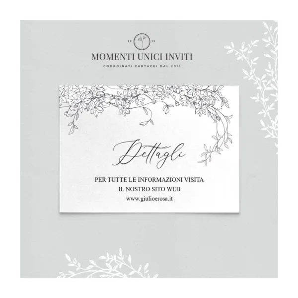 Elisabeth - info card / lista di nozze