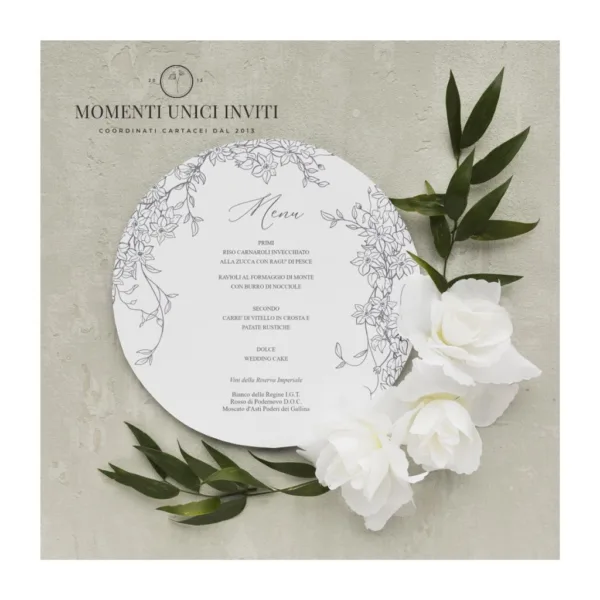 Elisabeth – menu sottopiatto