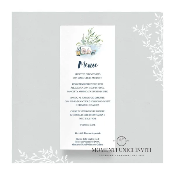 Favignana - menu 9x20
