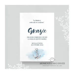 Favignana - card ringraziamento 13x18 cm