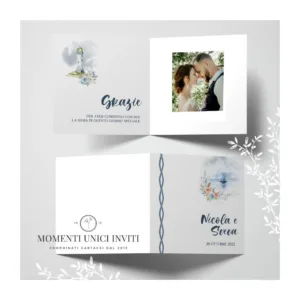Favignana - card ringraziamento 14,5x14,5 cm