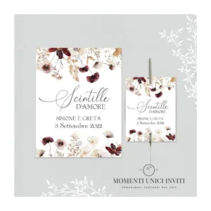 Fiori di campo – card scintille