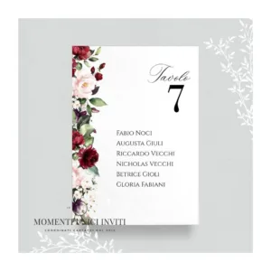 Flowers - card tableau 13x18 cm