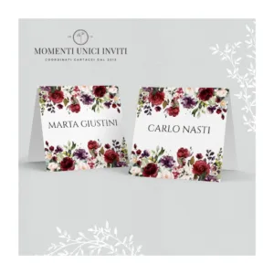 Flowers - cavalieri segnaposto