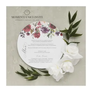 Flowers – menu sottopiatto