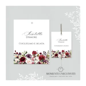 Flowers – card scintille