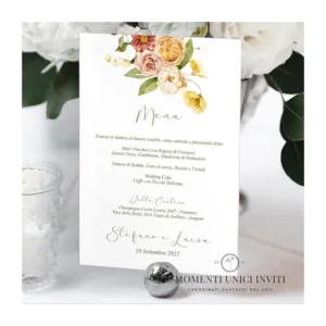 Giardino d'autunno – menu 15x21 cm