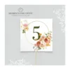 Giardino d'autunno – segnatavolo 10x10 cm