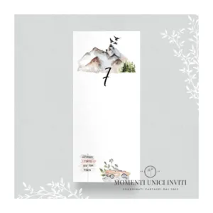 Giro del mondo - card tableau 9x20 cm