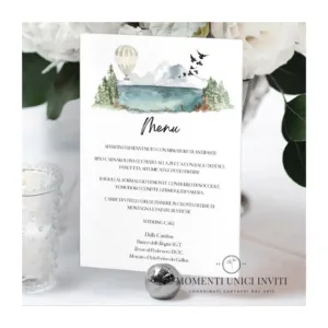 Giro del mondo – menu 15x21 cm