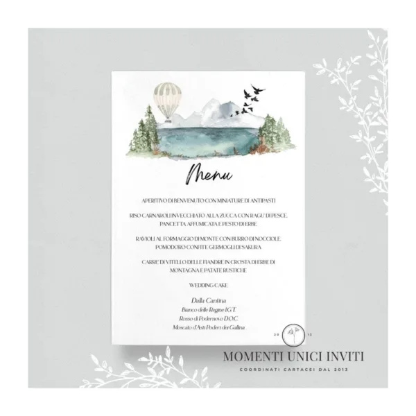 Giro del mondo – menu 15x21 cm - immagine 2