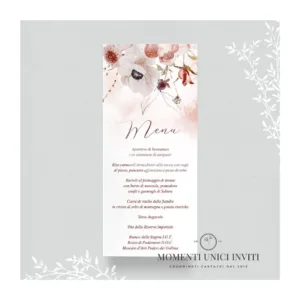 Incanto d'autunno - menu 9x20