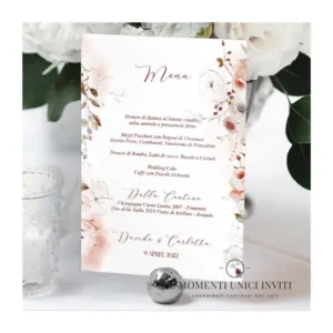 Incanto d'autunno – menu 15x21 cm