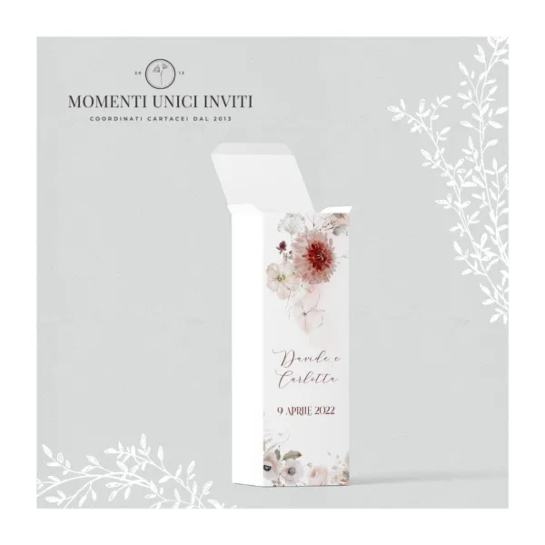 Incanto d'autunno – scatolina confetti
