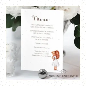 Julie – menu 15x21 cm