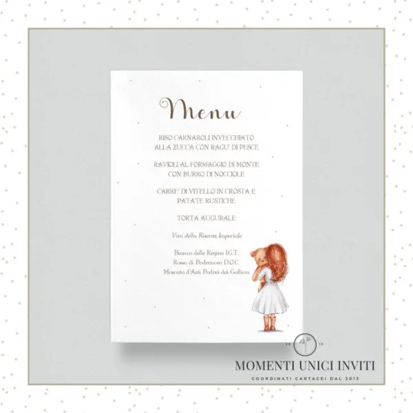 Julie – menu 15x21 cm - immagine 2