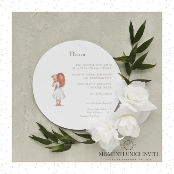 Julie – menu sottopiatto