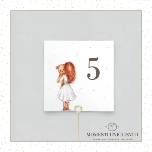 Julie – segnatavolo 10x10 cm