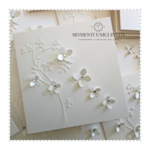 partecipazione elegante e delicata momenti unici inviti - lavinia