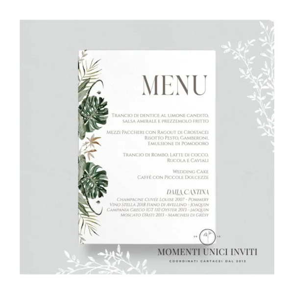 Malaysia – menu 15x21 cm - immagine 2