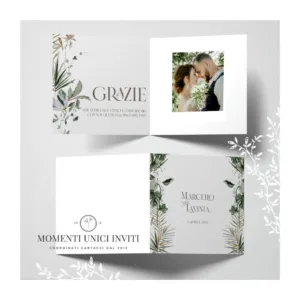 Malaysia - card ringraziamento 14,5x14,5 cm
